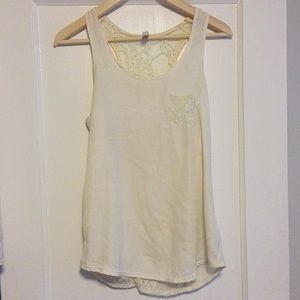 White Lace Tank Top