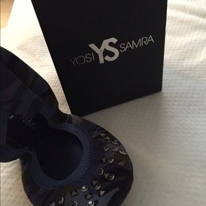Yosi Samra blue camo folding flat NIB