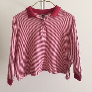 BDG striped crop top