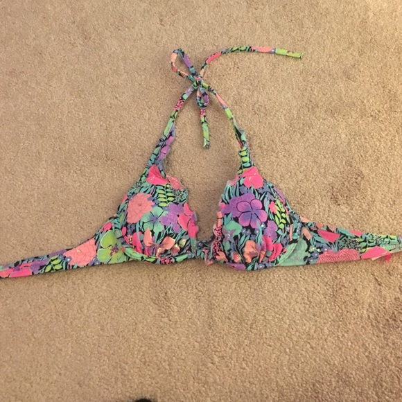 Victoria's Secret halter swim top.