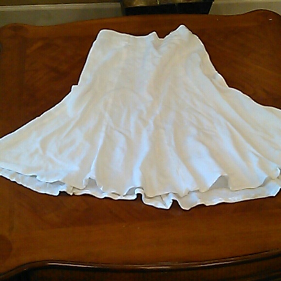 Long Cotton Skirt Zipper Up On Side - Picture 1 of 3
