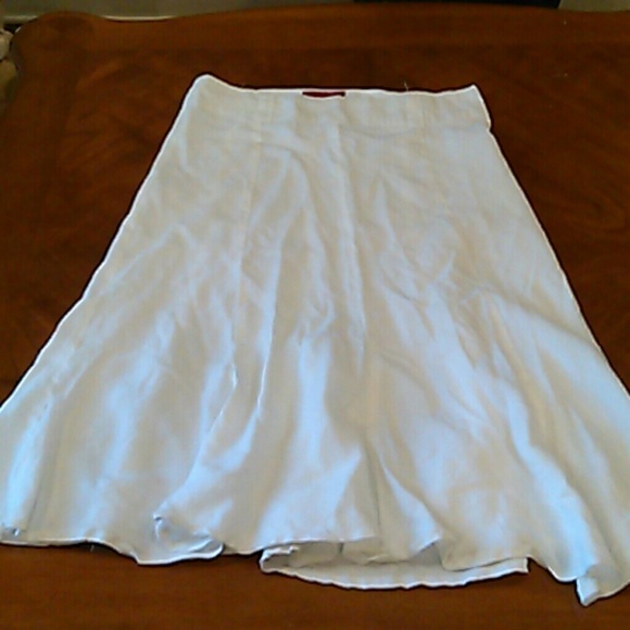 Long Cotton Skirt Zipper Up On Side - Picture 2 of 3