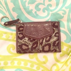 Coach Cheetah Coin Purse