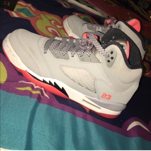 Jordan 5 "Hot Lava" ‼️‼️SOLD‼️‼️THROUGH Ⓜ️ - Picture 2 of 4