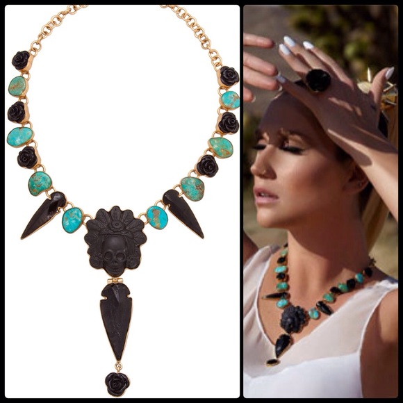 Ke$ha Rose Jewelry - KE$HA ROSE X CHARLES ALBERT ☠ Skull Squash Blossom