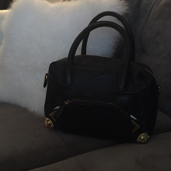 Be&D Black Leather Satchel - Picture 1 of 4