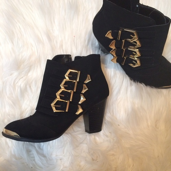 SOLD - HP π Buckle Booties - Picture 2 of 4