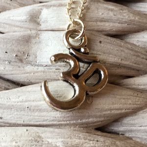 Sale Jewelry Silver Ohm Charm Necklace