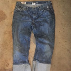 Banana republic cropped jeans size 10