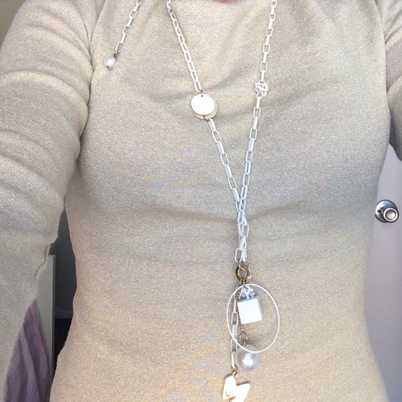Sweater necklace