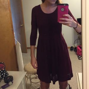 American eagle sweater material short dress
