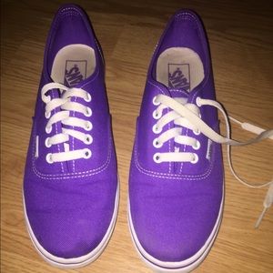 Purple Vans Lo Pro size: 9