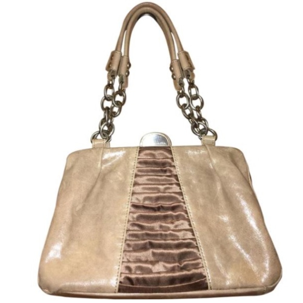 BCBGMAXAZRIA Taupe Leather Bag