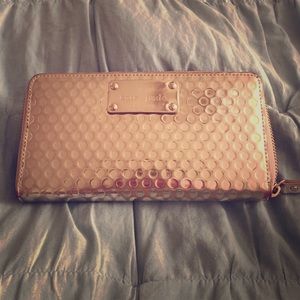 Gold Kate Spade Wallet