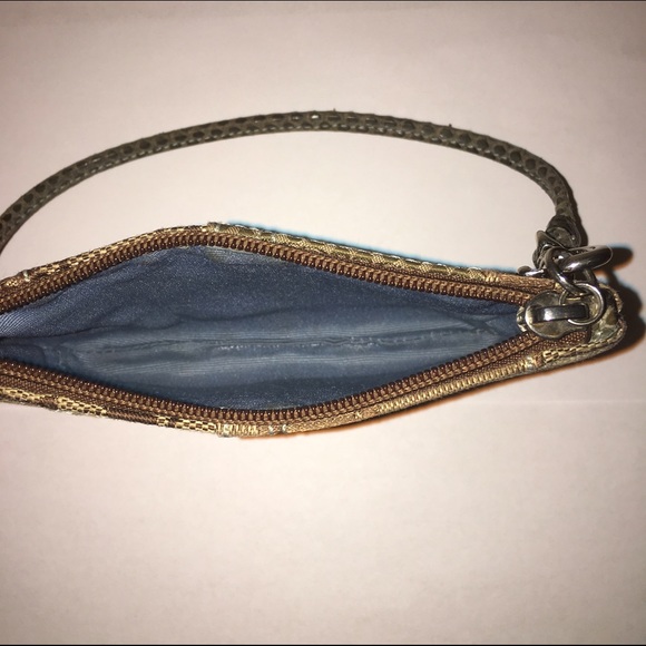 Coach Signature Patchwork Wristlet - Picture 6 of 6