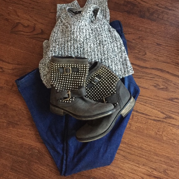 Studded Steve Madden boots