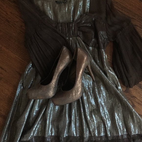 Copper BCBG heels
