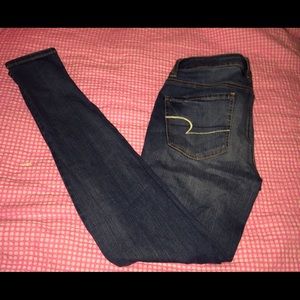 American eagle ladies jeans size 8 long like new