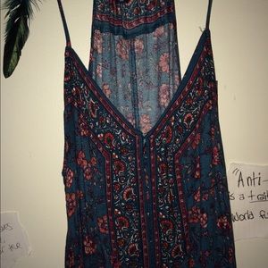 American eagle paisley mini dress size medium