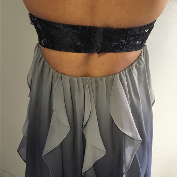 Fancy black and grey LaROK dress. - Picture 2 of 5