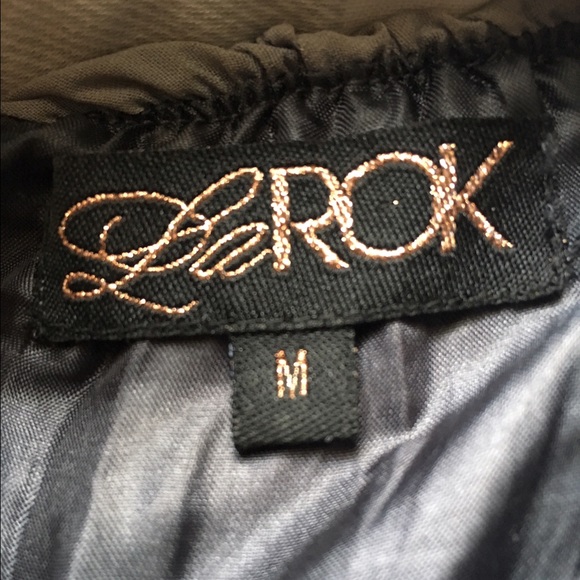 Fancy black and grey LaROK dress. - Picture 3 of 5