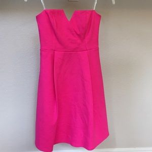 Pink strapless dress (XS)