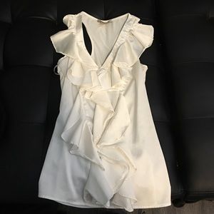 Arden B Pearl Ruffled Blouse