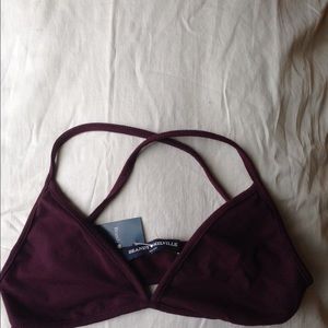 Burgundy emery Bralette