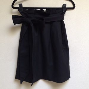 JCREW mini bow skirt