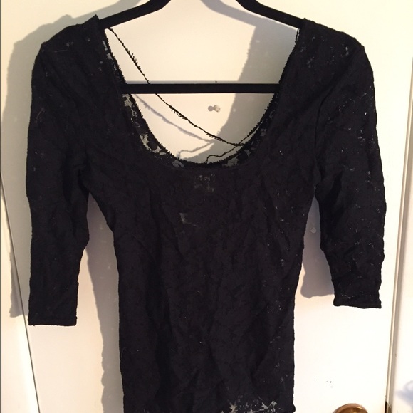 Free People Lace Shirt