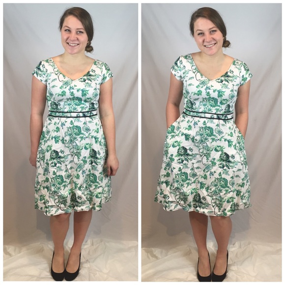 eShakti Floral Printed Dress