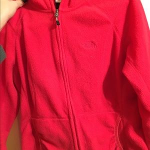 Pink north face jacket