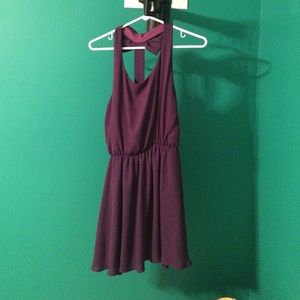 Adorable purple dress with a bow!
