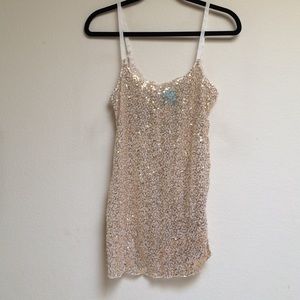 HIP sequin sheer dress