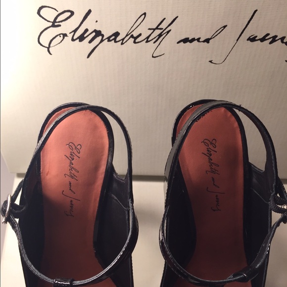 SOLD Elizabeth and James Patent Leather Heels - Picture 4 of 4