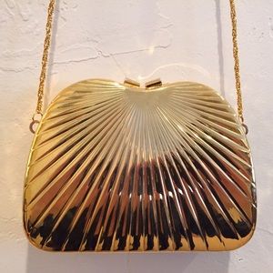 Gold cocktail purse