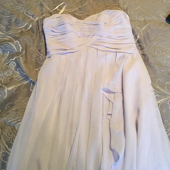 David's bridal chiffon bridesmaids dress