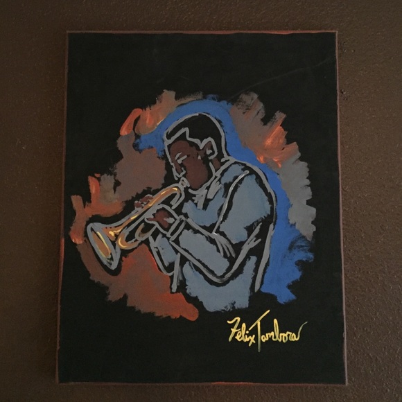 Original Jazz Trumpet Musical Artwork