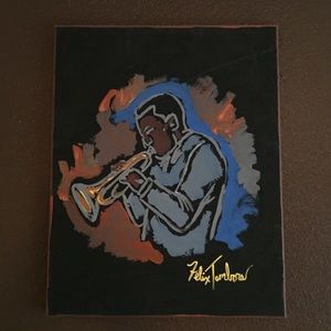 Original Jazz Trumpet Musical Artwork