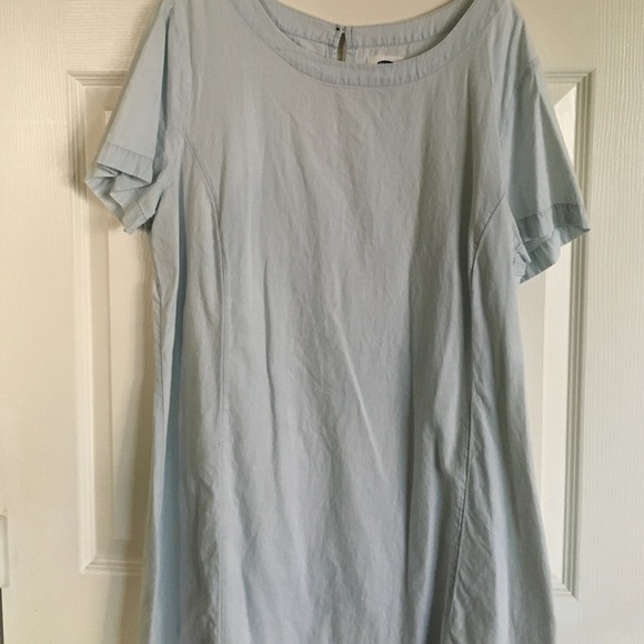 light blue dress