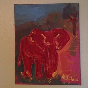 Original Elephant Painting