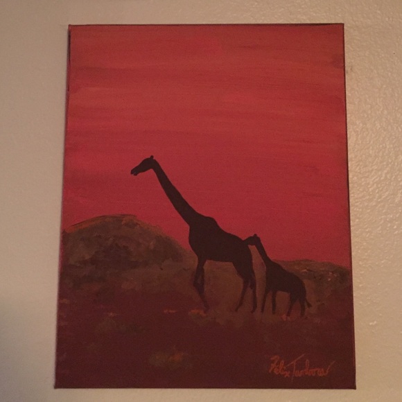 Original Giraffe Painting