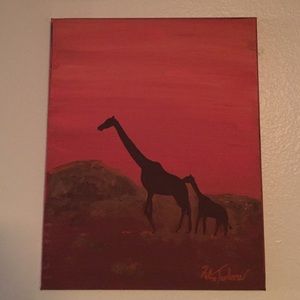 Original Giraffe Painting