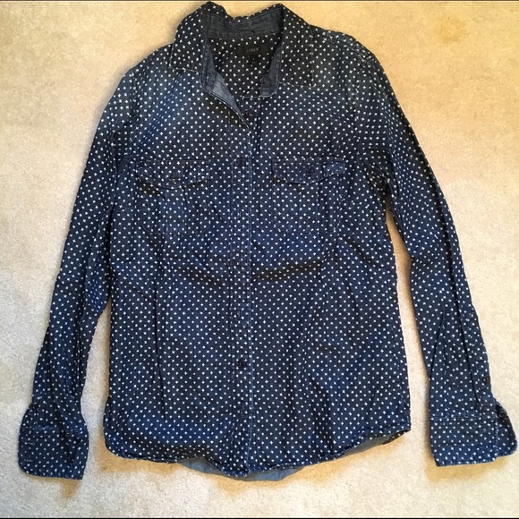 FINAL PRICE: J. Crew Chambray Star Button Down 2