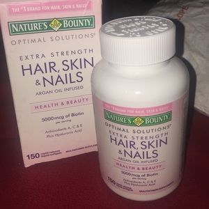 Hair skin and nails pills