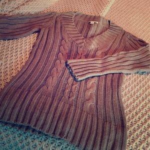 Banana Republic Cotton Cable Knit Sweater