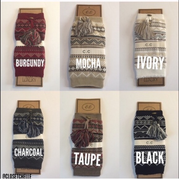 🆕Boho Tribal Print Boot Cuffs/Leg Warmers, Tassel - Picture 3 of 4