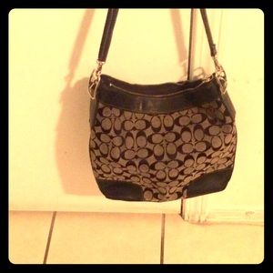Cute Black and Grey Coach Bag