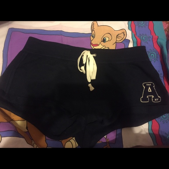 Abercrombie & Fitch Navy Blue sweat lounge shorts