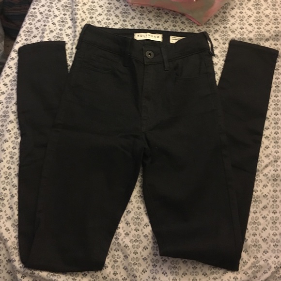 Bullhead Pacsun super high rise black jeans size 1